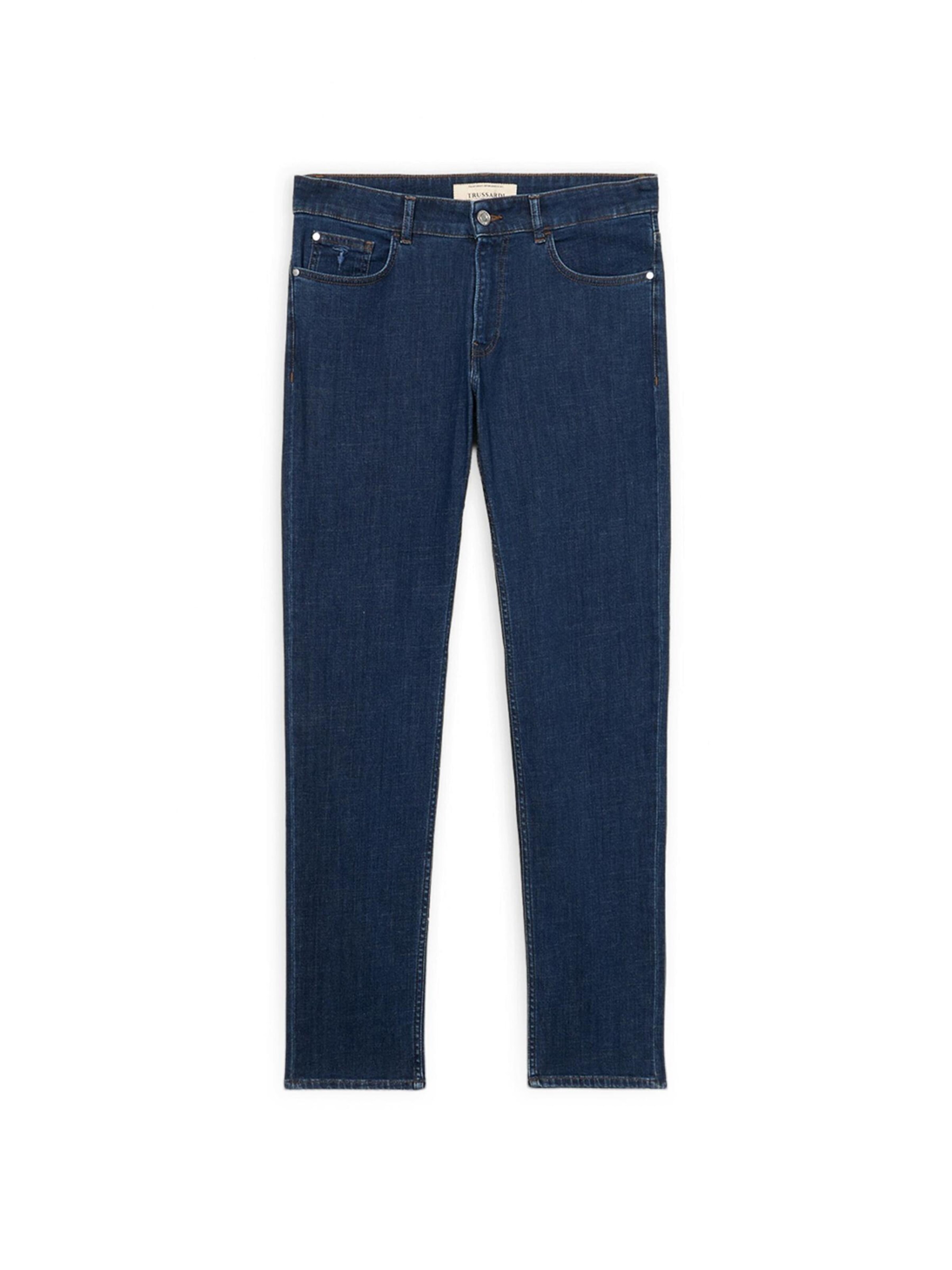 Trussardi - Slimfit Vaquero en azul: frente