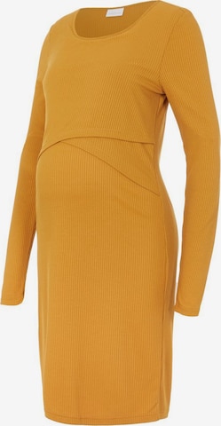 MAMALICIOUS - Vestido 'Carma' en amarillo: frente