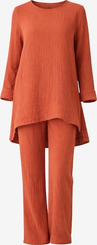 Tenue d'intérieur 'Ayda Modest' WENOR en rouge : devant