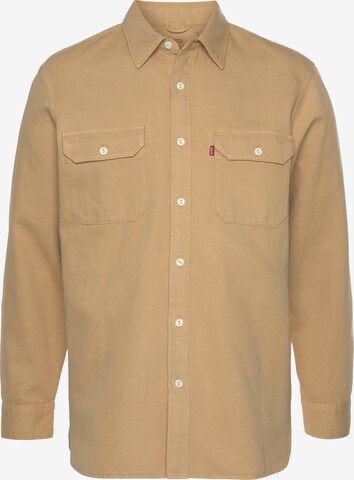 LEVI'S ® Button Up Shirt 'Jackson Worker' in Beige: front