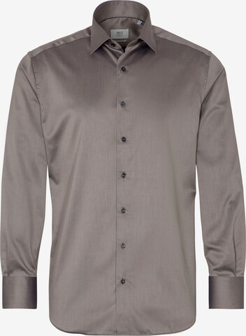 ETERNA Regular fit Business Shirt in Grey: front