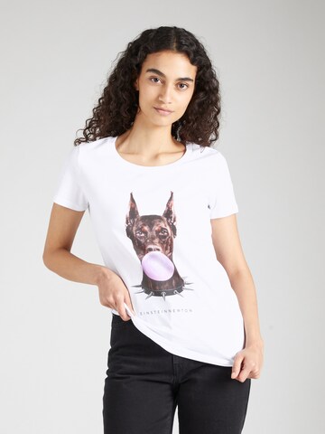 EINSTEIN & NEWTON Shirts 'Bubble Dog' i hvid: forside