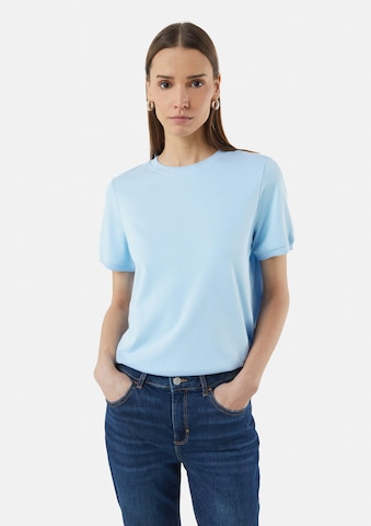 T-shirt comma casual identity en bleu : devant