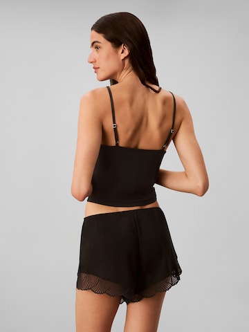 Calvin Klein Schlafshirt in Schwarz
