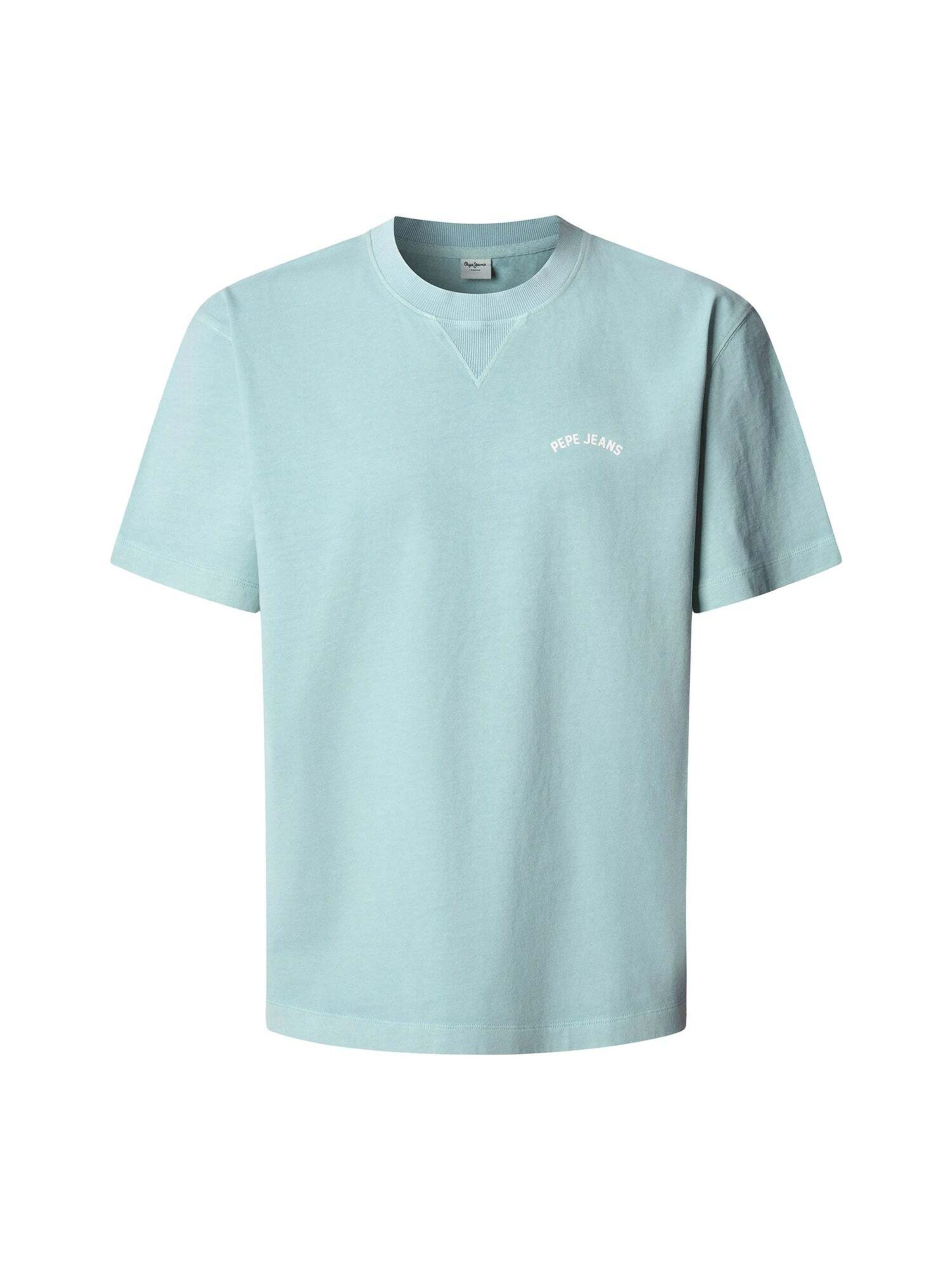 T-Shirt Pepe Jeans en bleu : devant