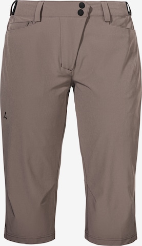 Regular Pantalon fonctionnel 'Keitele' Schöffel en marron : devant