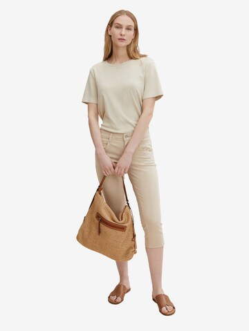 Skinny Jean 'Alexa' TOM TAILOR en beige