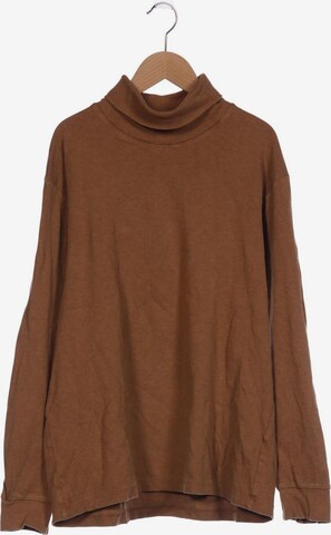 UNIQLO Sweatshirt & Zip-Up Hoodie in XL in Brown: front