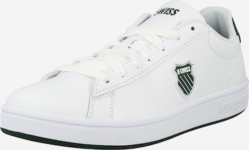 K-Swiss Performance Footwear - Calzado deportivo 'Court Shield' en blanco: frente