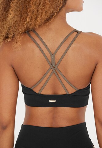 Athlecia Bustier Sport bh 'Lris' in Zwart