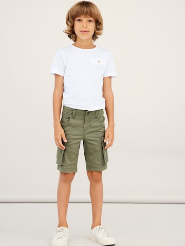 NAME IT Regular Pants 'Ryan' in Green