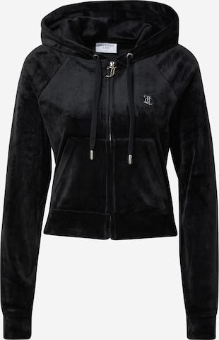 Juicy Couture Sweatjacke 'Madison' in Schwarz: predná strana