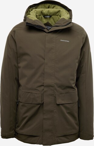 CRAGHOPPERS Regular fit Outdoor jacket 'Lorton' in Green: front