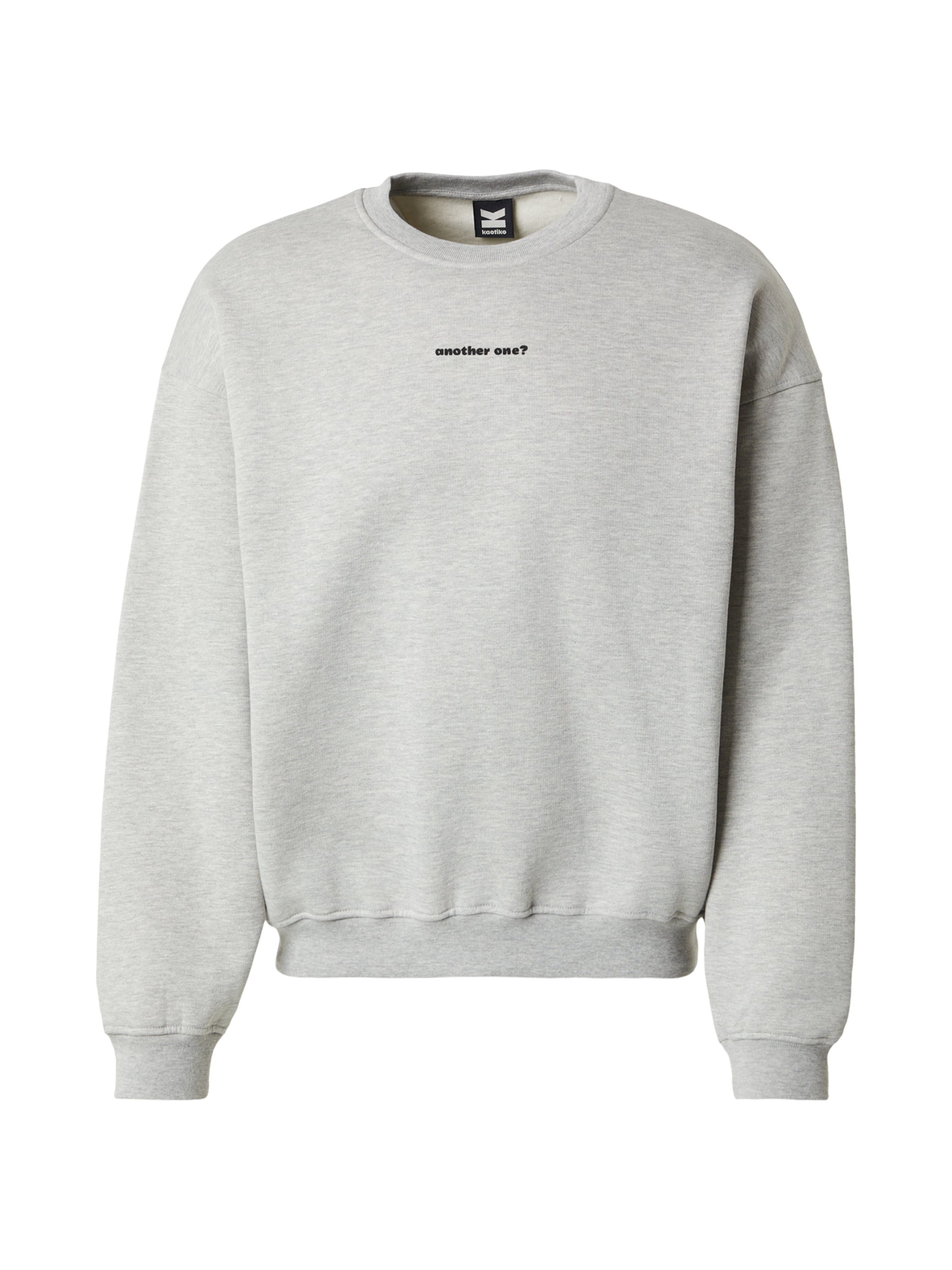 Kaotiko Bluzka sportowa 'ANOTHER ONE' w kolorze szary: przód
