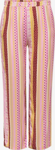 ONLY Carmakoma Wide Leg Bukser i pink: forside
