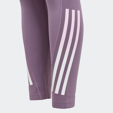 ADIDAS SPORTSWEAR Skinny Workout Pants in Purple