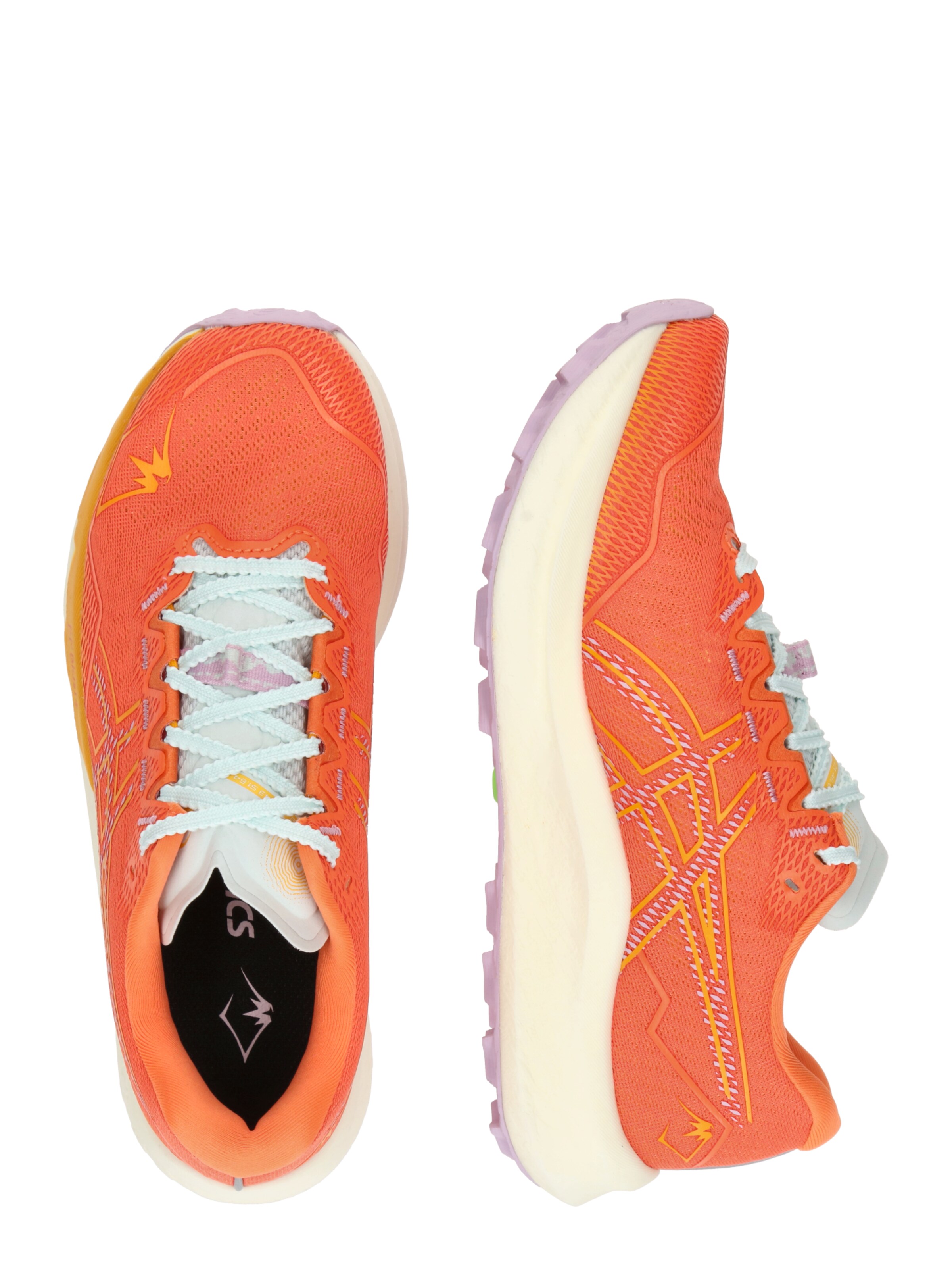 Chaussure de course 'FUJISPEED 3' ASICS en orange