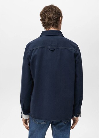 MANGO MAN Regular Fit Hemd 'Jay' in Blau