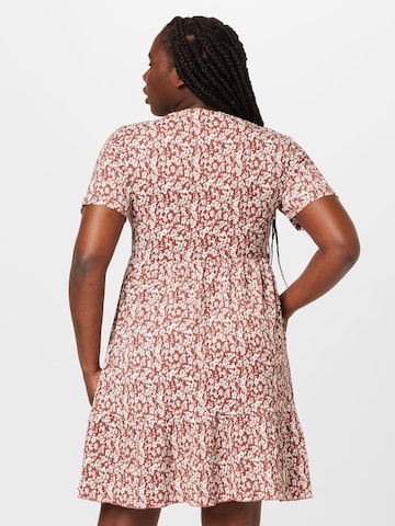 ABOUT YOU Curvy Dress 'Dena' in Brown