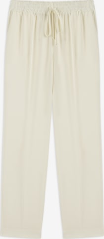 Regular Pantalon à plis Twist en beige : devant