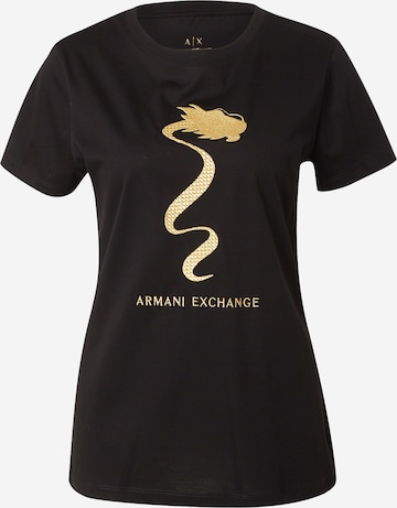 ARMANI EXCHANGE - Camisa em preto: frente