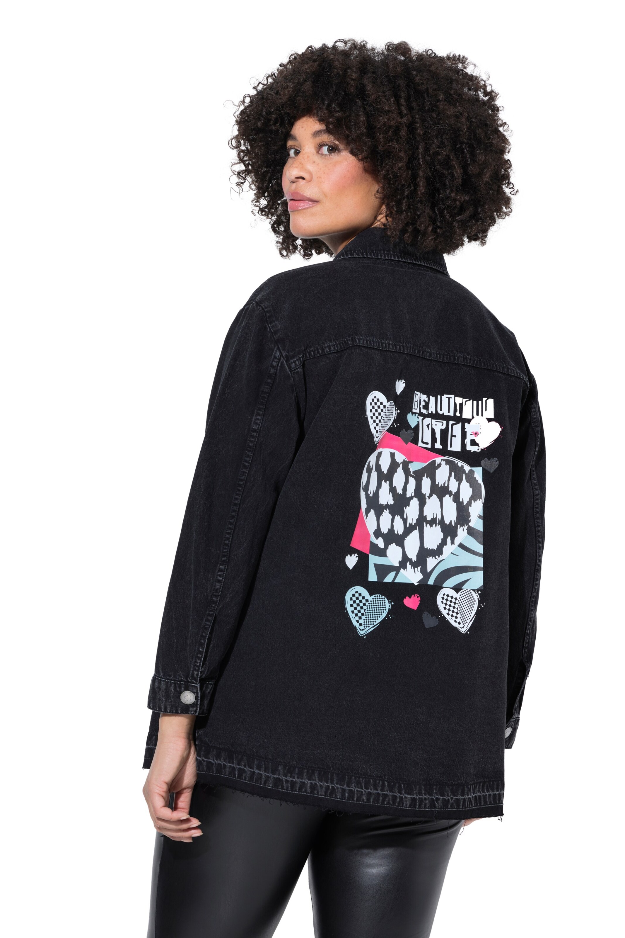 Angel of Style Bluse in Schwarz