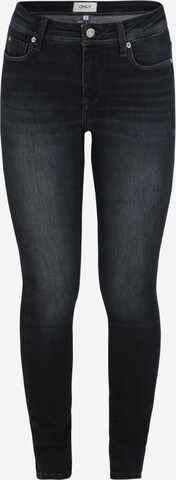 Only Petite Skinny Jeans 'SHAPE LIFE' in Black: front