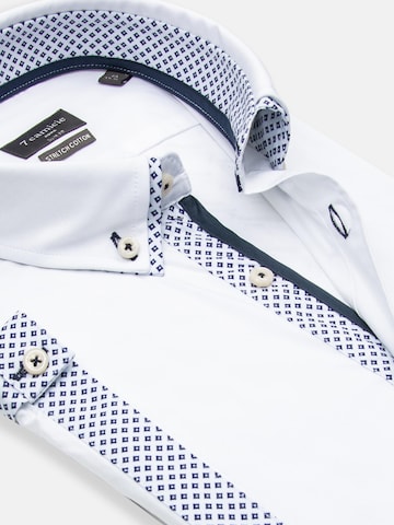 7Camicie Slim Fit Businesshemd 'Iconic'‌‌‌‌‌ in Weiß