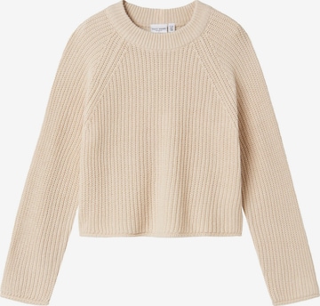 NAME IT - Jersey en beige: frente