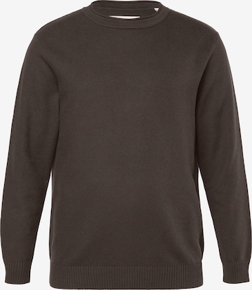 JP1880 Trui in Bruin: voorkant