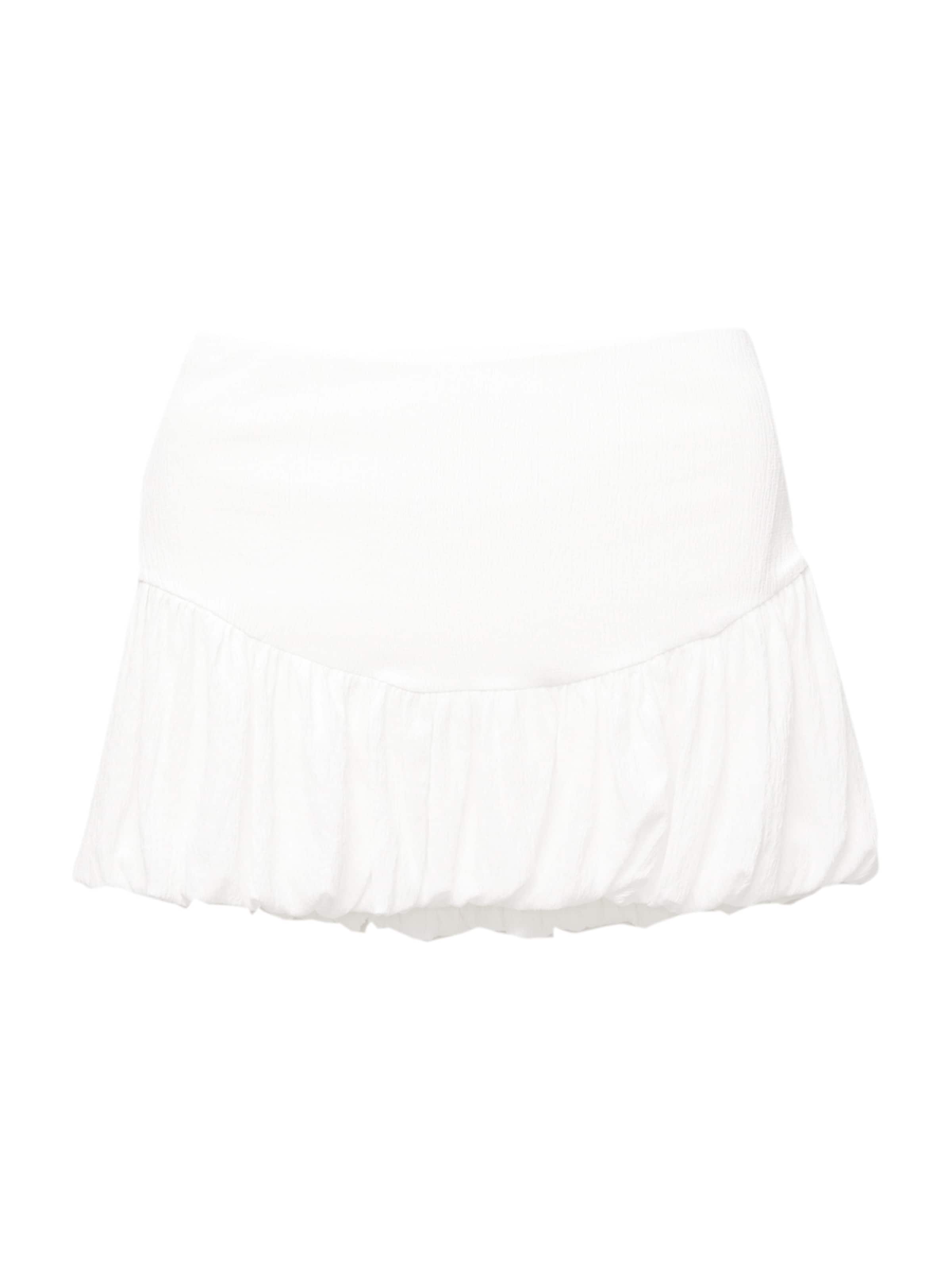 Fustă de la Pull&Bear pe alb: față