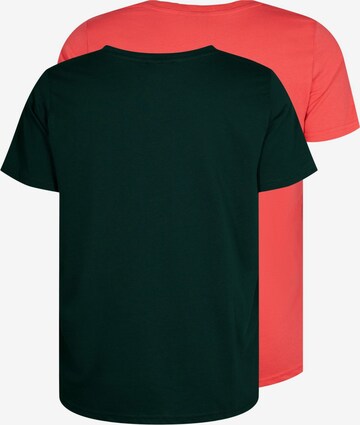 T-shirt 'MKATJA' Zizzi en vert