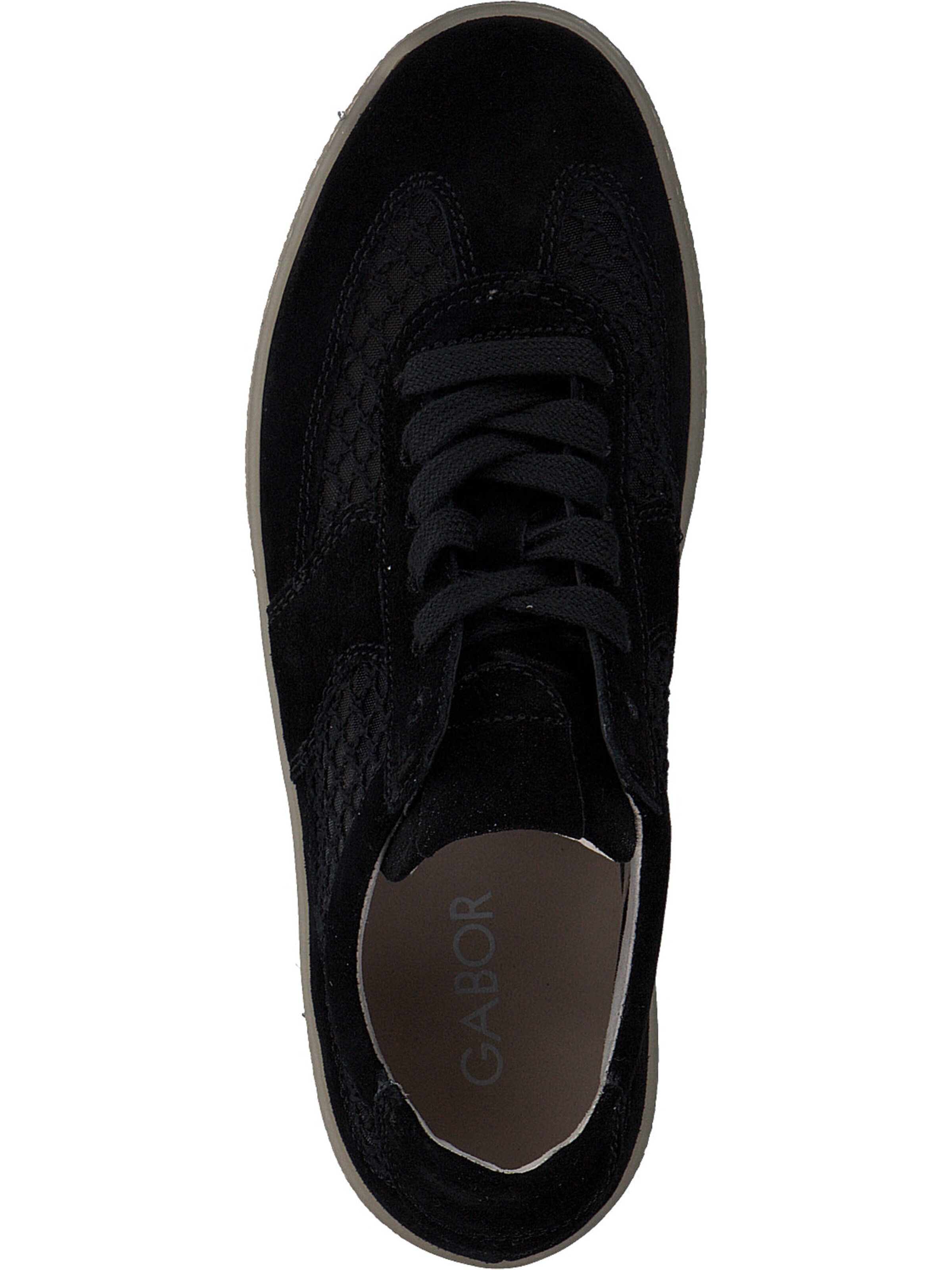 GABOR Schnürschuh in Schwarz