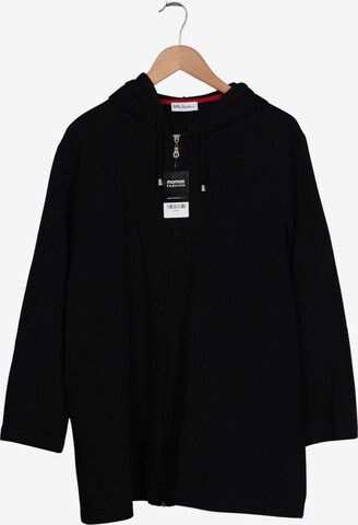 Ulla Popken Kapuzenpullover 5XL in Schwarz: Vorderseite
