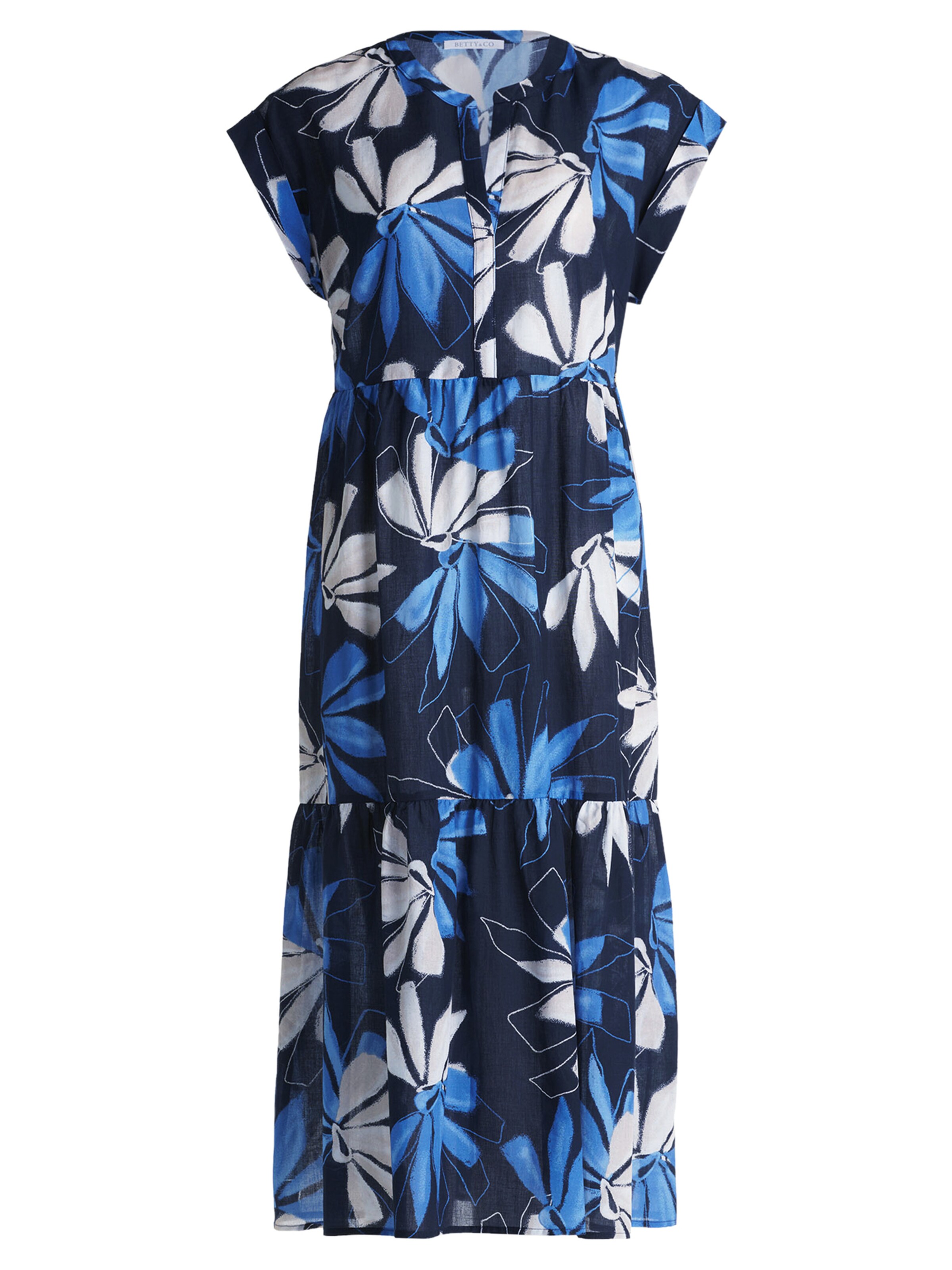 Robe d’été Betty & Co en bleu : devant