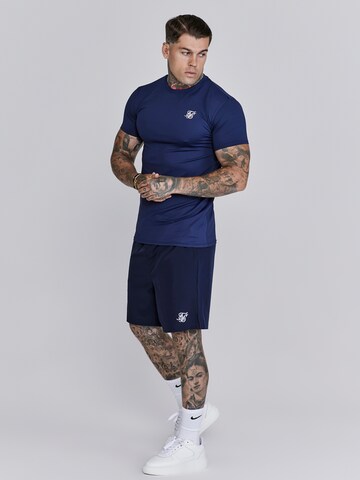 SikSilk T-Shirt in Blau