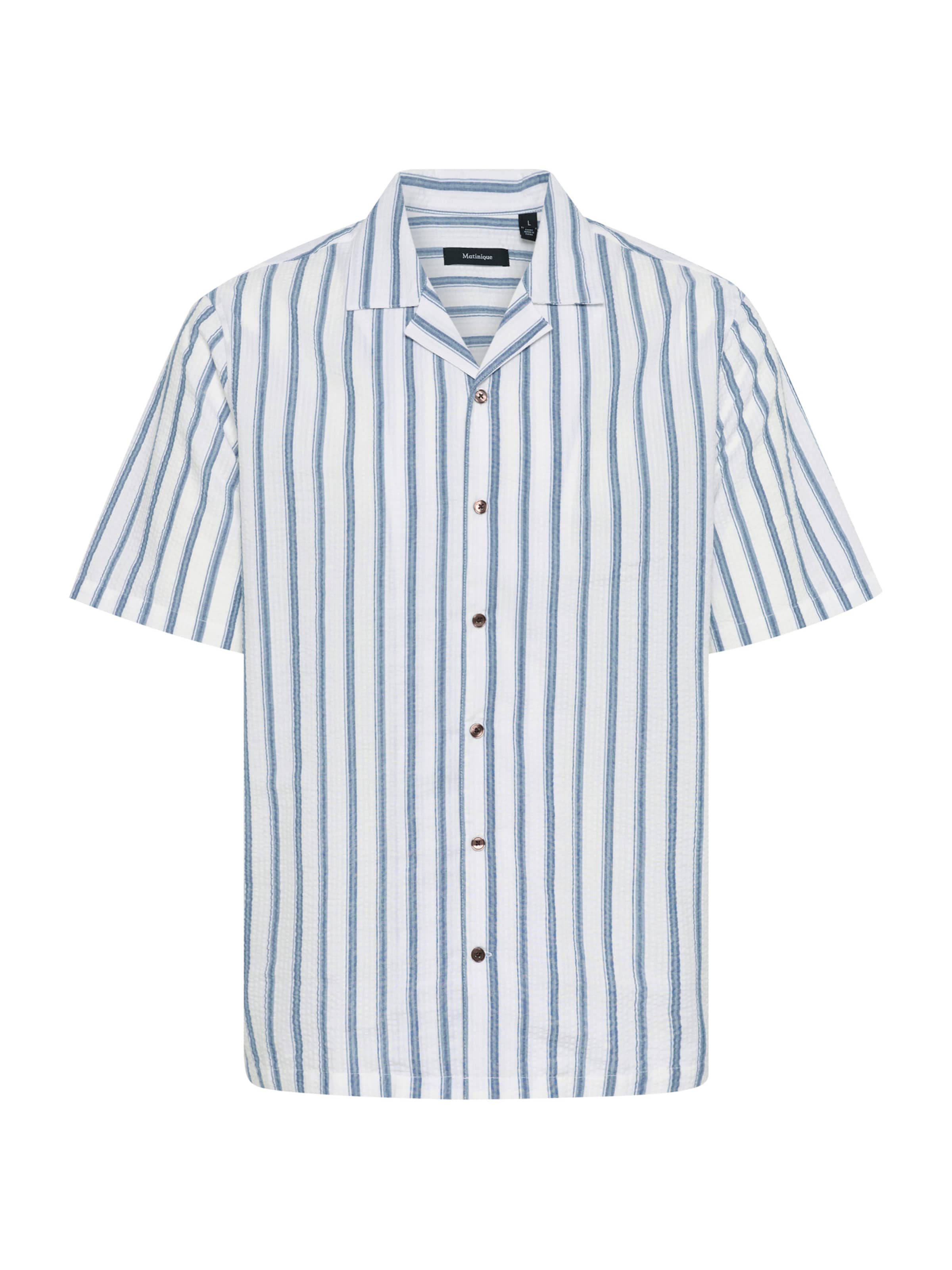Matinique Regular Fit Hemd 'Klampo' in Weiß: Vorderseite