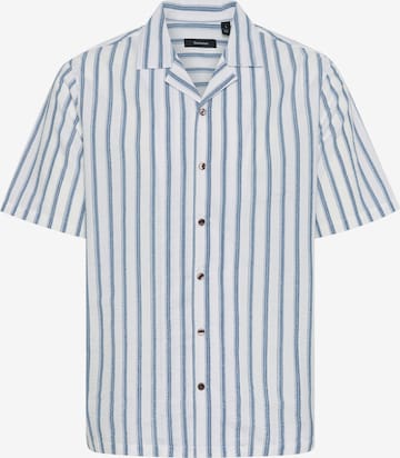 mėlyna Matinique Standartinis modelis Marškiniai 'MAklampo': priekis