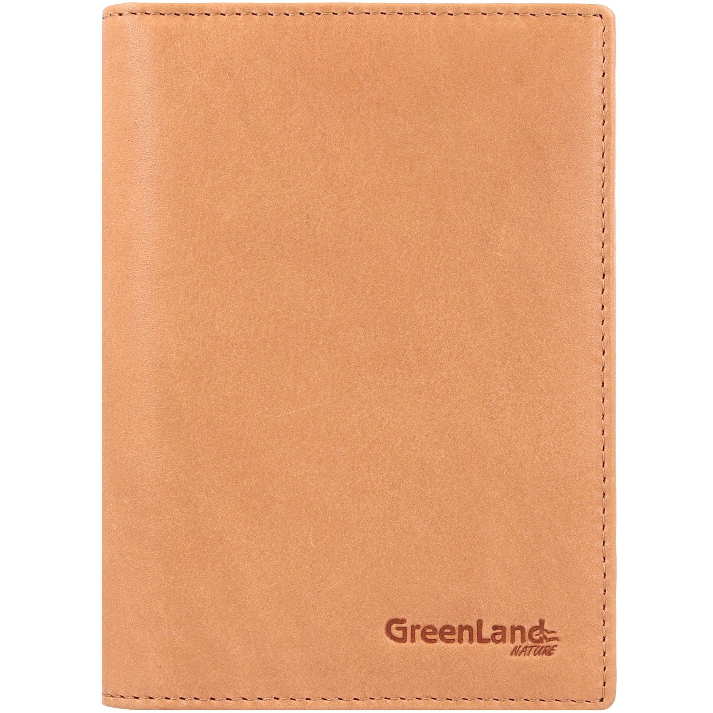 Porte-monnaies Greenland Nature en orange : devant