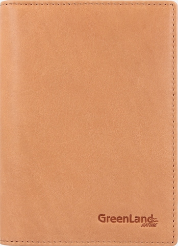 Greenland Nature Wallet in Orange: front