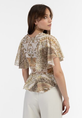 faina Bluse i beige