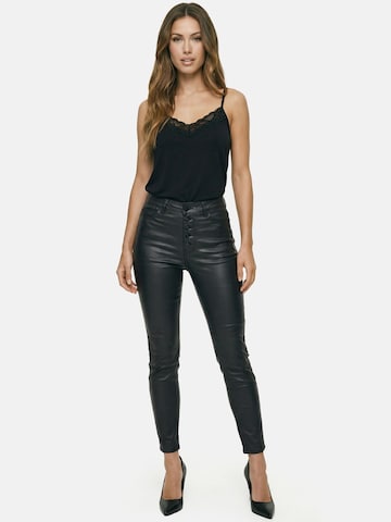 Tazzio - Skinny Vaquero 'F140' en negro: frente
