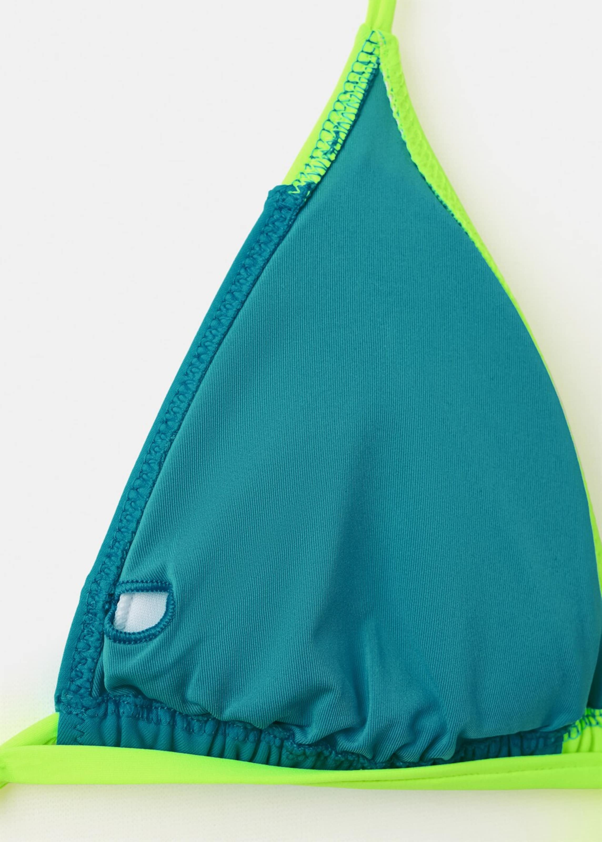 MANGO TEEN Triangel Bikini in Blau