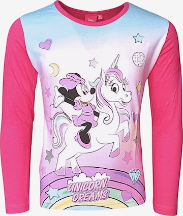 Disney Minnie Mouse Shirt 'Minnie Mouse & Einhorn' in Pink: Vorderseite
