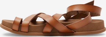 ROXY Strap Sandals 'Ahri' in Brown: front