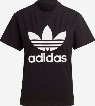 ADIDAS ORIGINALS T-Shirt 'Adicolor Classics Trefoil' in schwarz / weiß, Produktansicht