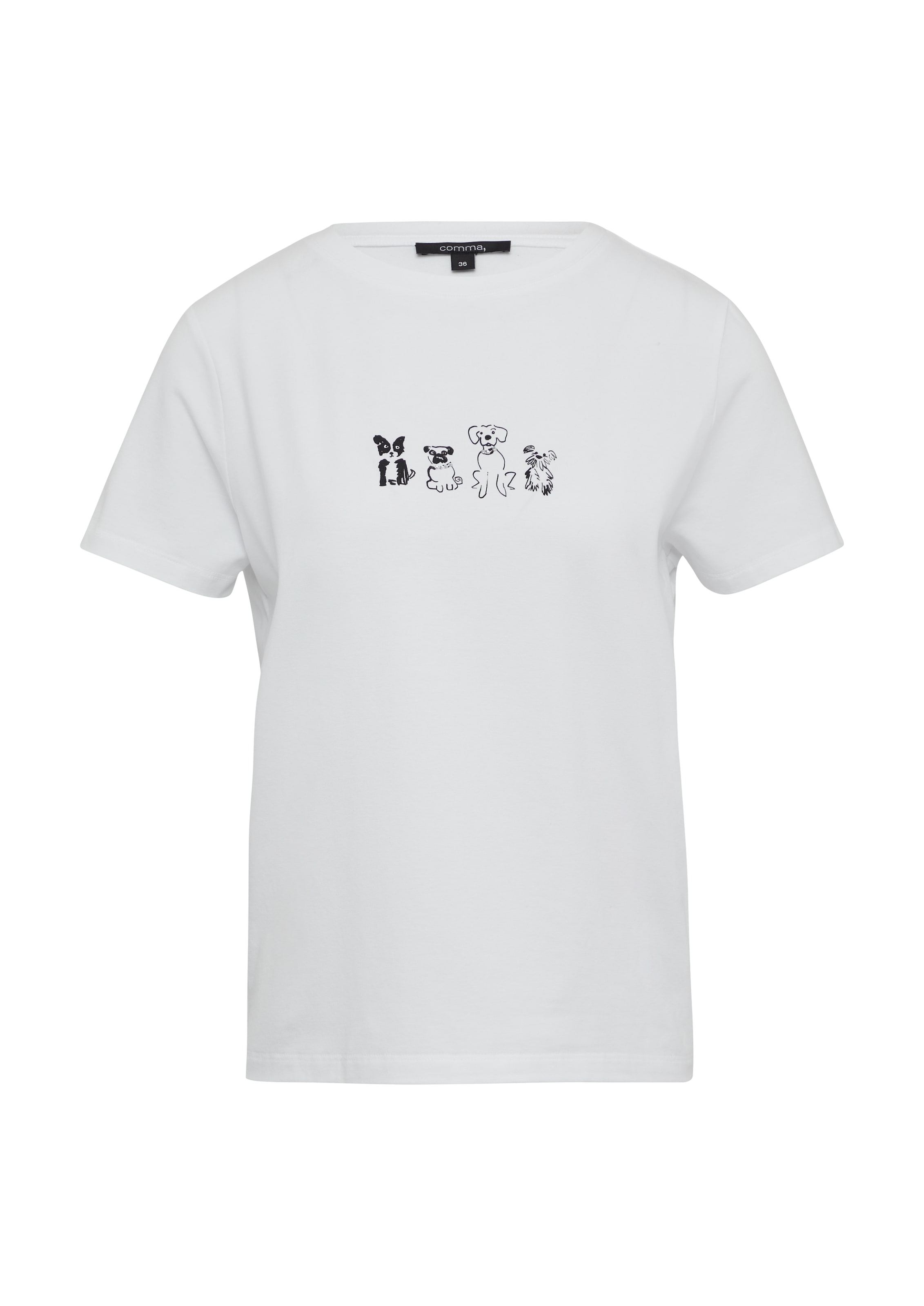 COMMA Särk, värv valge: eest vaates