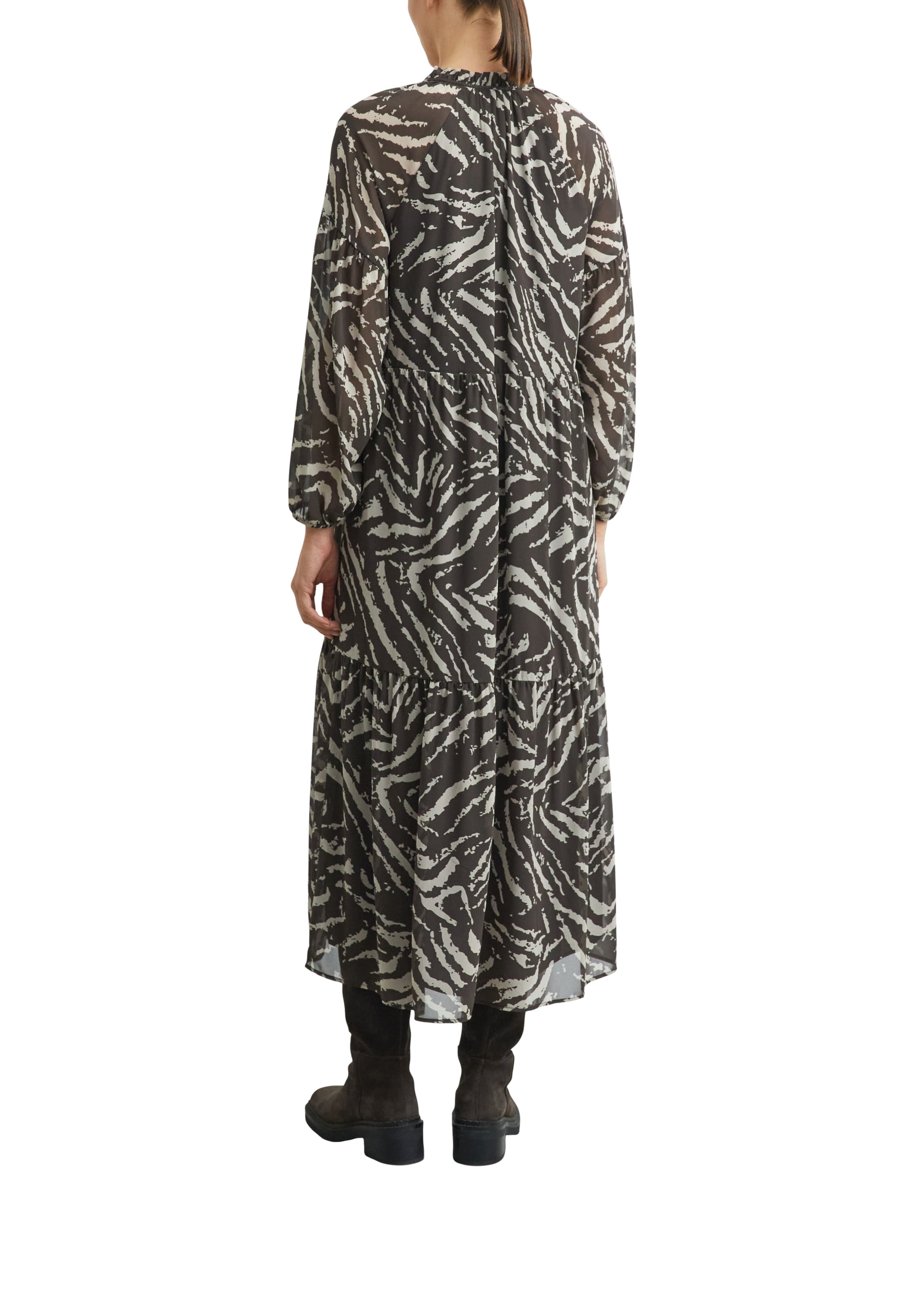 COMMA Kleid in Braun
