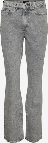 VERO MODA Flared Jeans 'SELMA' in Grijs: voorkant