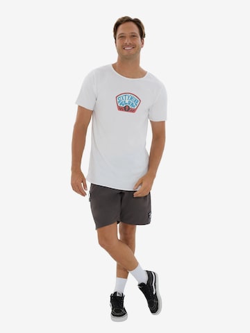 69Slam - Camiseta 'CAMISETA BOXY PLAY LOUD METER' en blanco: frente